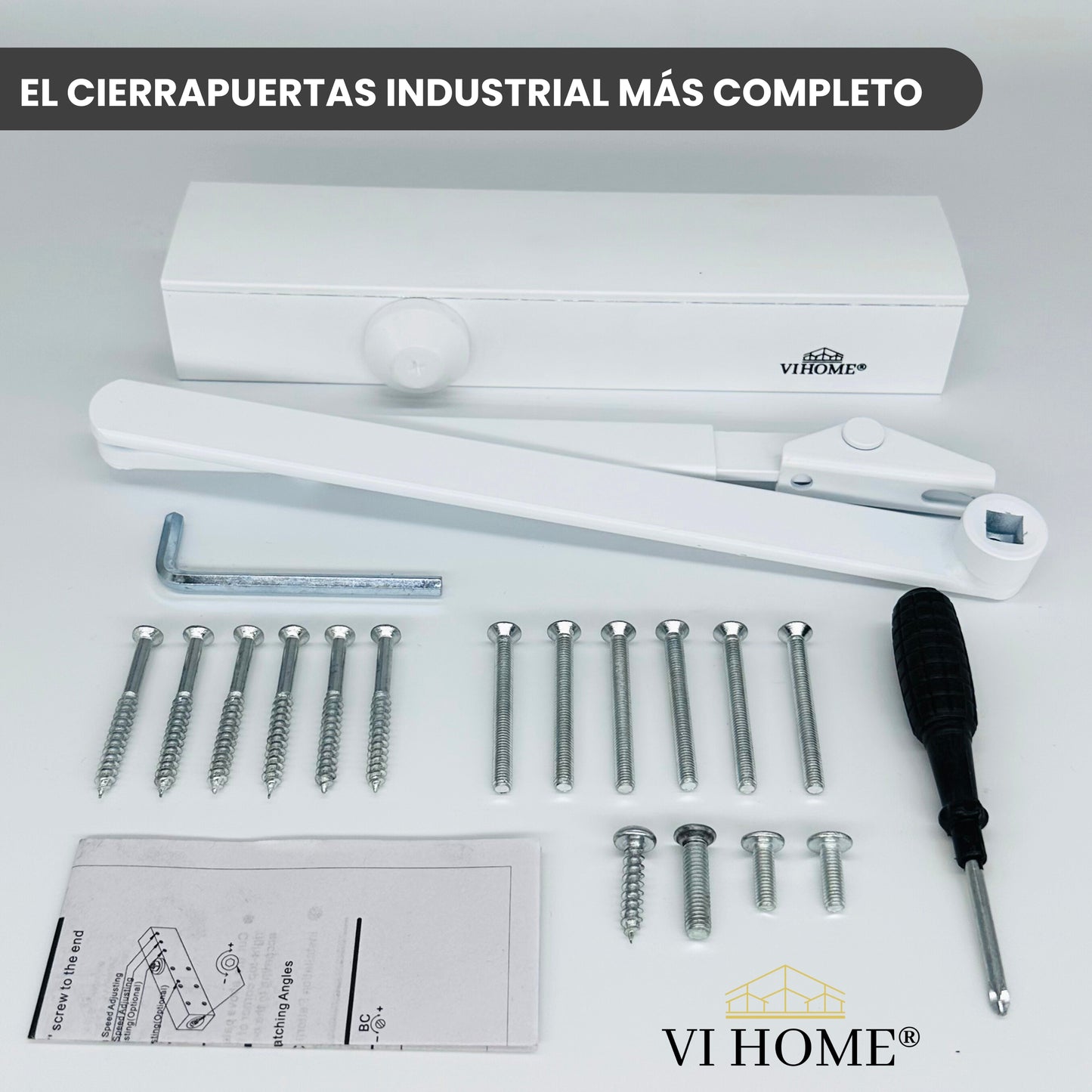 Cierrapuertas Grande Premium / Amortiguación hidráulica