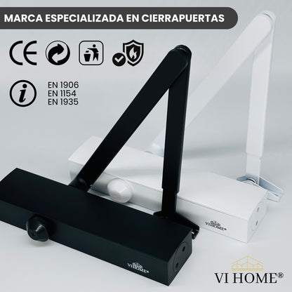 Cierrapuertas Grande Premium / Amortiguación hidráulica